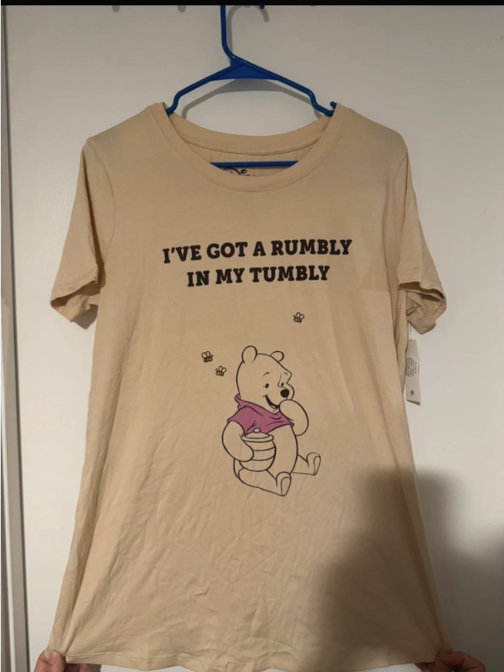 Disney Maternity Cream Winnie the Pooh Tee NWT